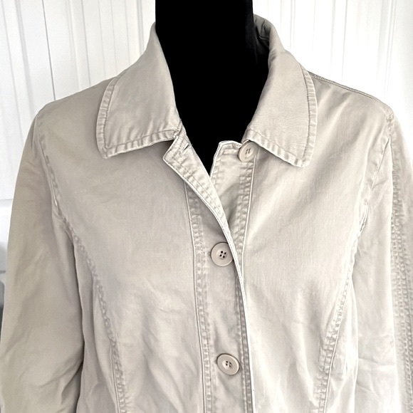 Encore Casual Khaki Jacket, Size 16 - Picture 3 of 11